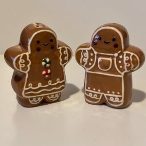 Gingerbread Man and Woman Salt & Pepper Shakers by St Nicholas Square.